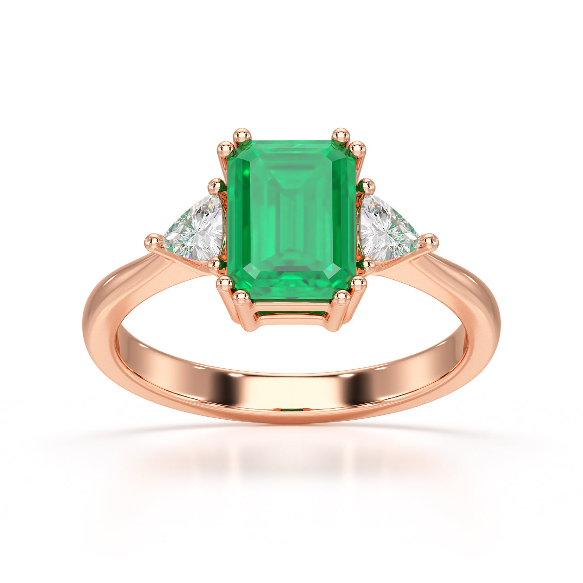 Green stone dress rings deals