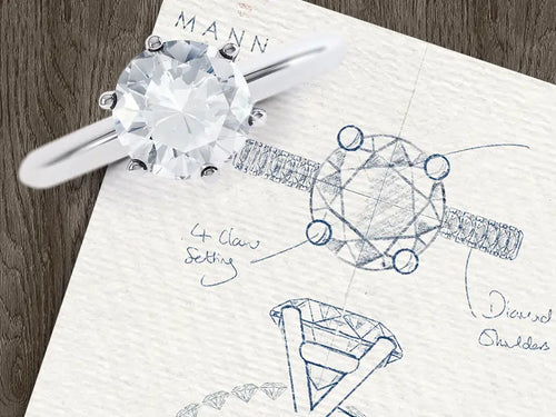 Engagement diamond ring