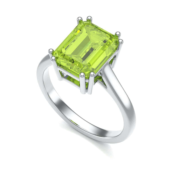 Emerald cut dress ring shop